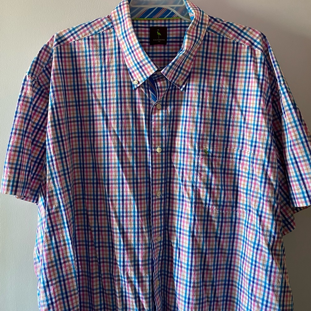 Tailorbyrd Brand Shirt, 5X, Multicolored Plaid